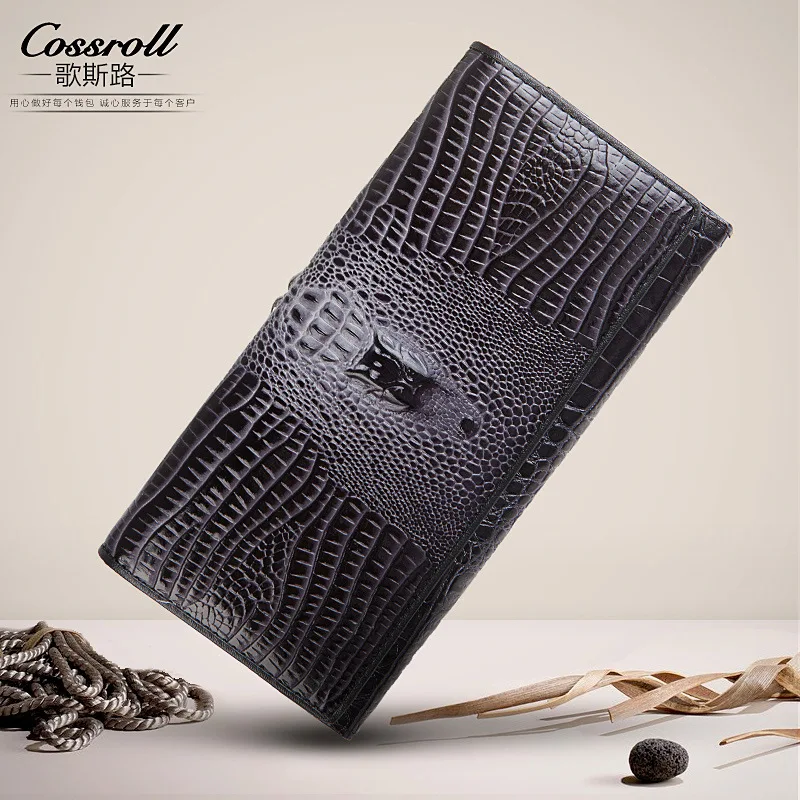 

Ladies Genuine Leather Wallet Women Luxury Brand Female Clutch European and American Style Alligator Women Wallets and Purses