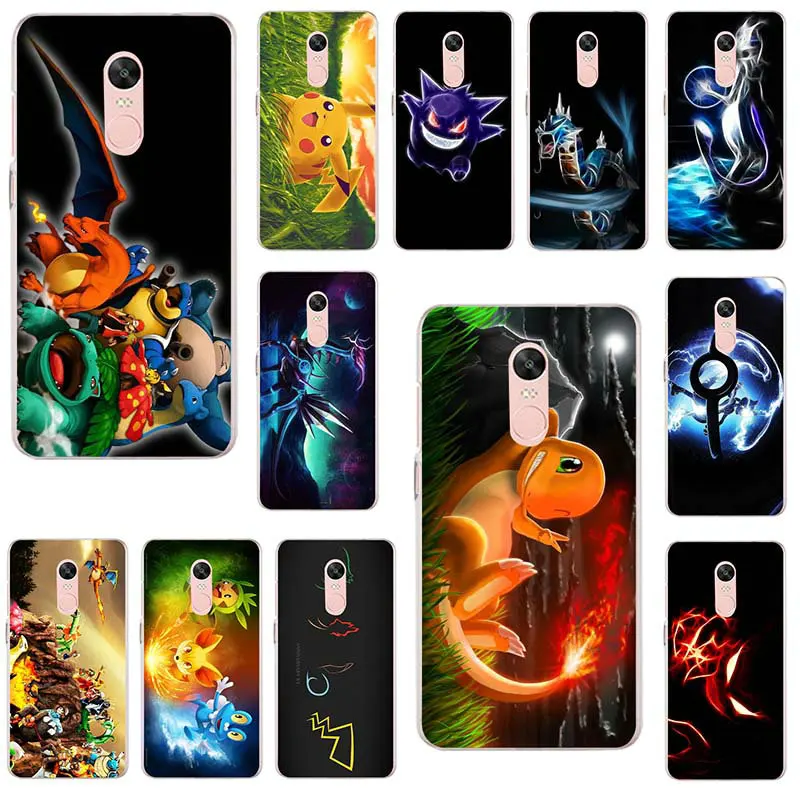 

Cartoon Anime Pokemons For Xiaomi Mi Redmi Note 2 3 3S 4 4X 4A 5 5S 6 8 A1 Pro Plus Bags Soft TPU Silicon Cell Phone Cases