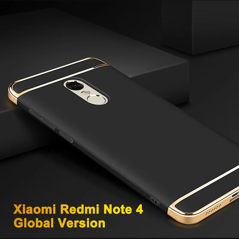 Глобальная версия Xiaomi Redmi Note 4 чехол роскошный пластиковый защитный для