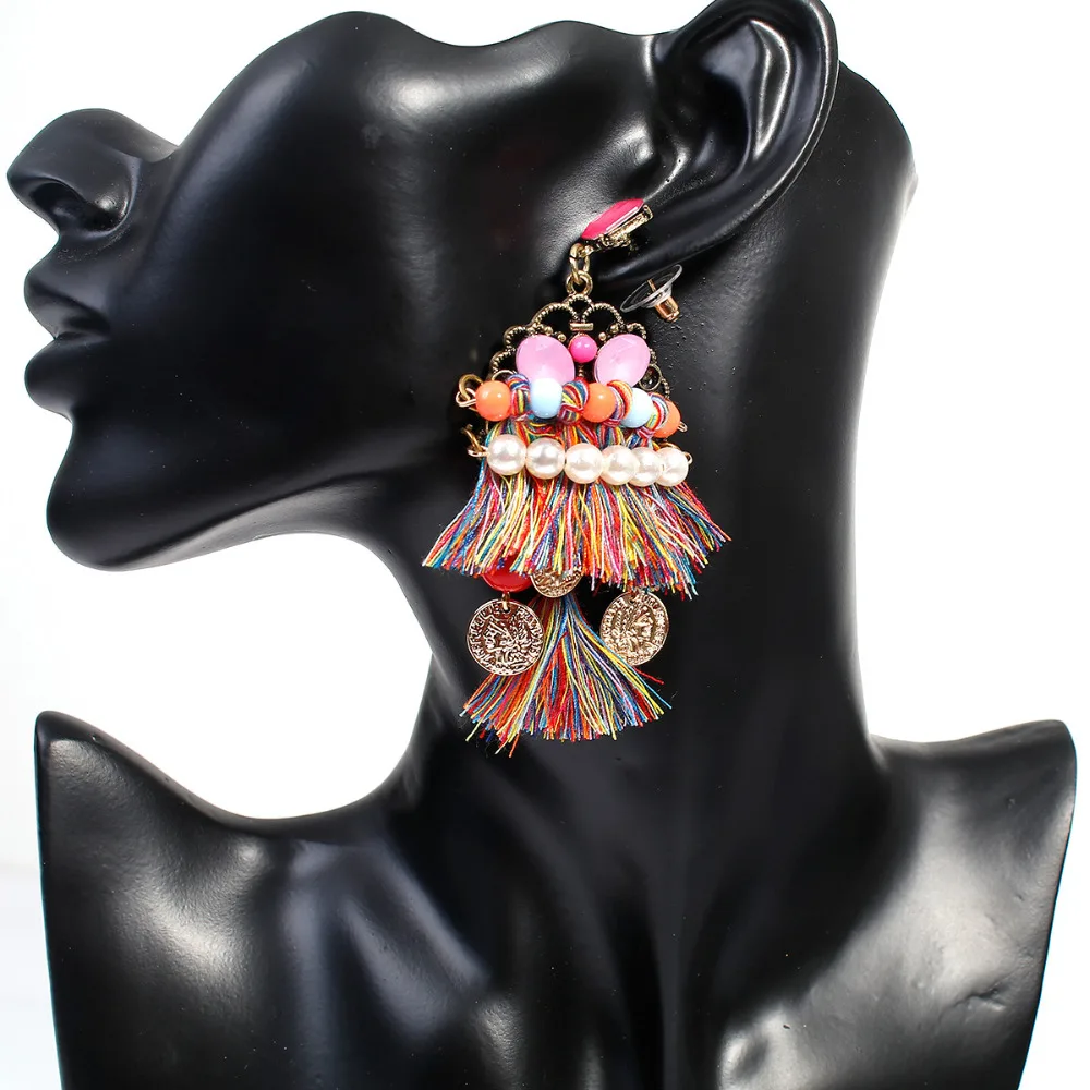 Buy DoreenBeads Multicolor Tassel Earrings for Women