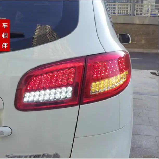 Hireno Tail Lamp for Hyundai Santa Fe 2010 2011 2012 LED Taillight Rear