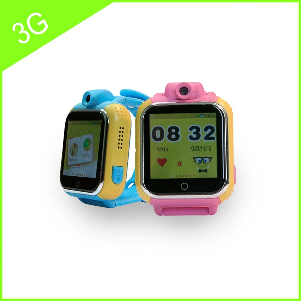 

Newest CCTR-632 3g WCDMA GPS Watch Camera For Child Kids Personal 3G GPS Bracelet Watch Locator With Two Ways Communication