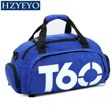 HZYEYO, женская спортивная сумка, спортивная, мужская, для фитнеса, водонепроницаемая, для улицы, раздельное пространство, для обуви, сумка, рюкзак, скрытый рюкзак T60