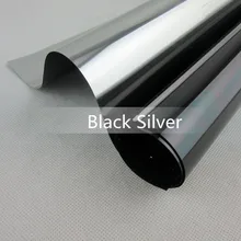 SUNICE черная и серебристая Тонирующая пленка для окна односторонняя перспективная светоотражающая пленка для уединенности Защитная клеящаяся пленка 90% УФ-отражающие