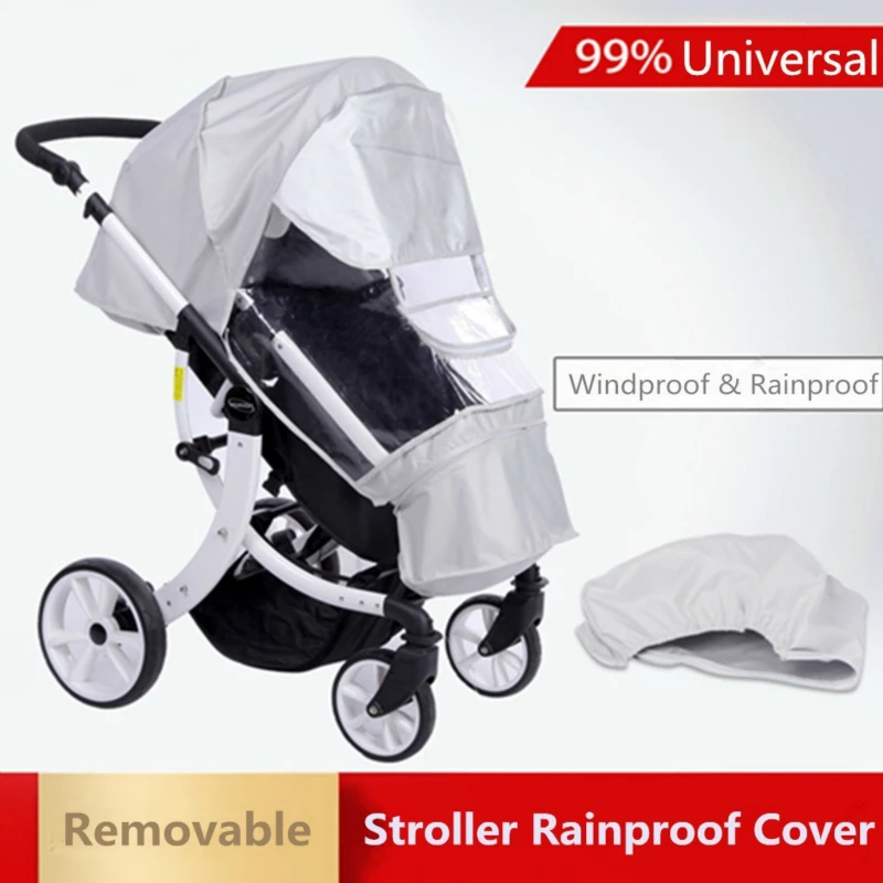 Универсальный тип детская коляска прозрачная непромокаемая ветрозащитная крышка детская коляска теплая и водонепроницаемая крышка детские автомобильные аксессуары