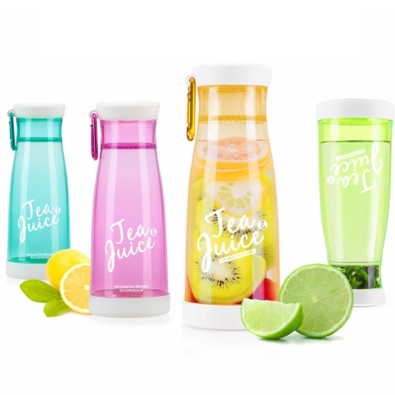 450ml Water Bottles Candy Color with Tea Infuser Buckle for Fruit Juice Tea Water Glass Bottle Outdoor Sport Climbing Camp Tour 450ml Water Bottles Candy Color with Tea Infuser Buckle for Fruit Juice Tea Water Glass Bottle Outdoor Sport Climbing Camp Tour