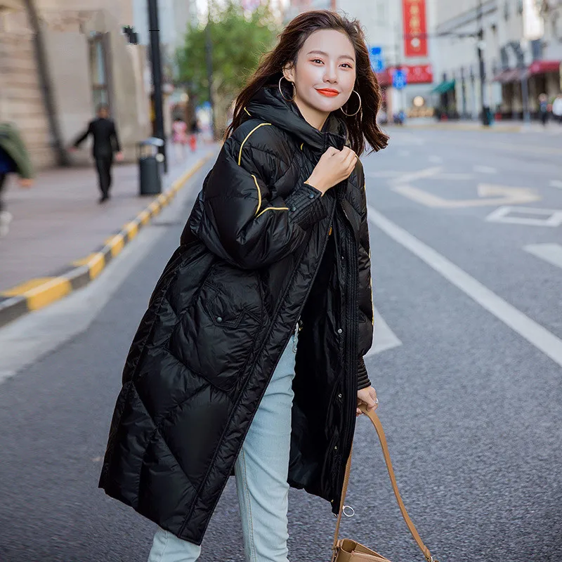 

KMETRAM Winter Jacket Women Clothes 2019 Duck Down Jacket Woman Hooded Korean Long Coat Female Warm Parka Chaqueta Mujer MY3288