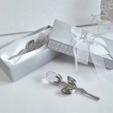 Растения имитация искусственного цветка день Святого Валентина орнамент ремесла ветка роза Романтический кристалл металлический стержень садовый кулон