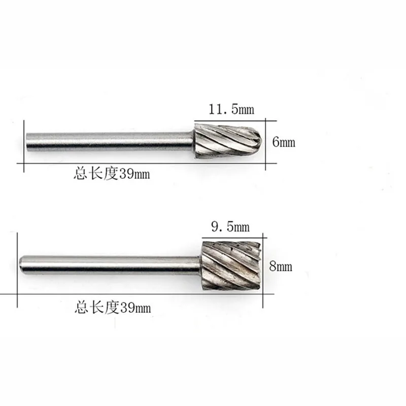 6pcs mini driil woodworking hand tools router bits wood working drill bits  for carving rotary tool kit crafts dremel accessories