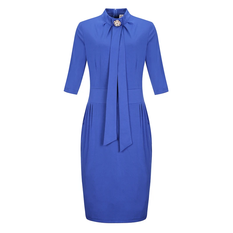2017 New Designer Dress Women Plus Size Vestidos Felame Ladies Turtleneck 6XL Knee Length Oversized Sexy Knee Length Dress Party