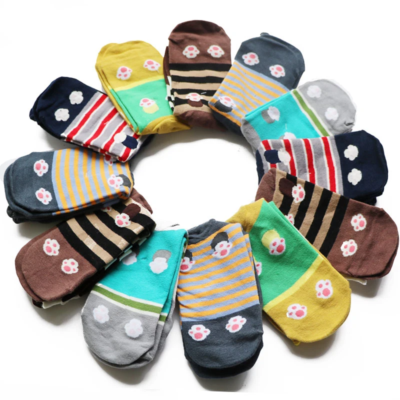 1/2/3pairs Cute Animal Socks for Women Men 3D Ears Dog Socks with Print Art Socks Winter Autumn Kawaii Socks Warm Sokken Meias