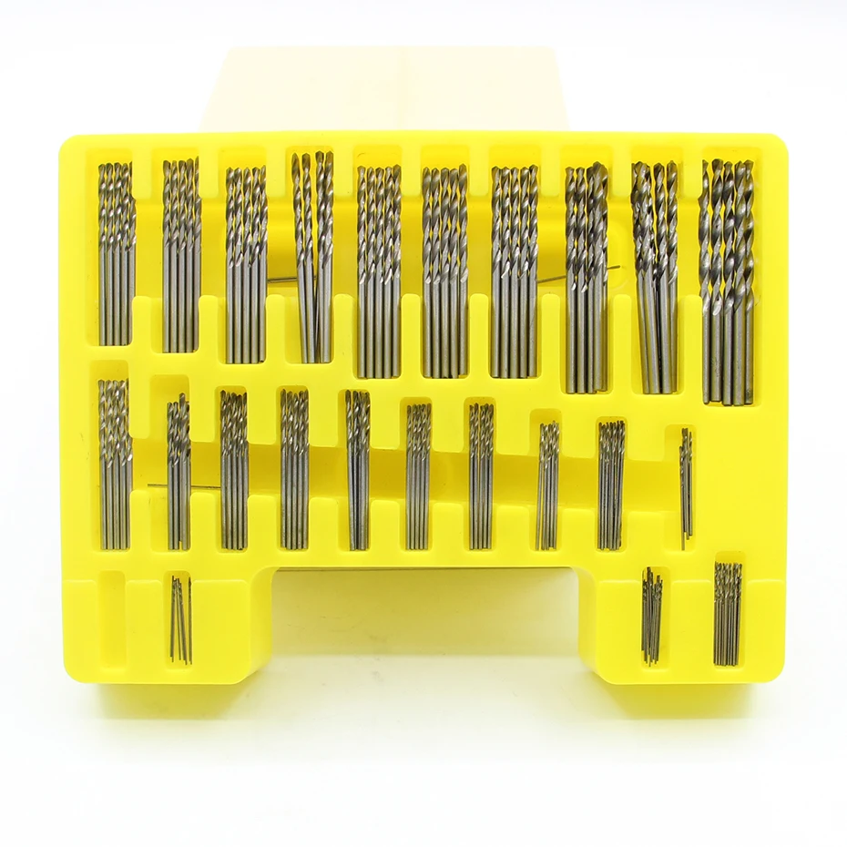 150Pcs/box 0.4mm 3.2mm HSS Mini Twist Drill Bit Kit Micro Precision