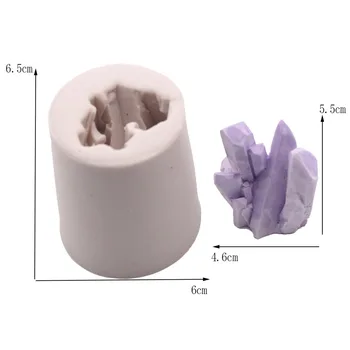 

DIY chocolate fondant cake silicone mold 3D AI sugar sugar crystal column ice snow icicle iceberg mold