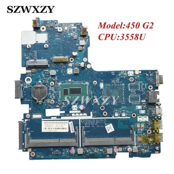 

High Quality For HP 450 G2 Laptop Motherboard 768150-501 768150-001 LA-B181P With SR1E8 3558U Processor Full Tested