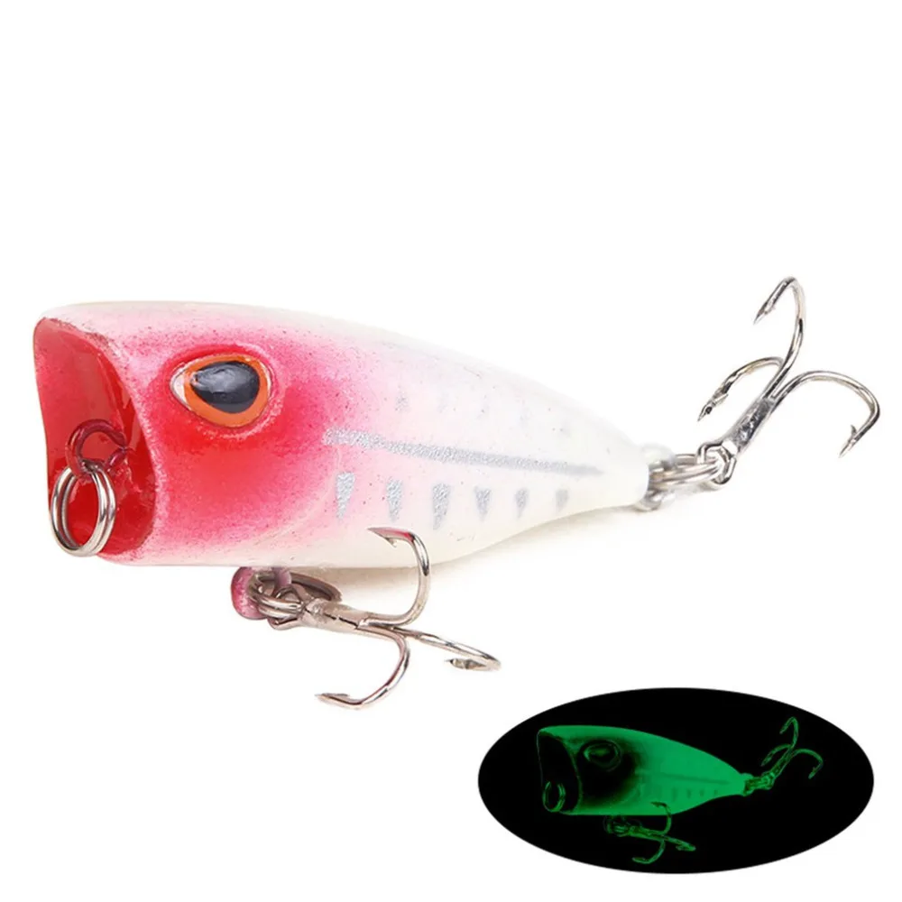 

Compcat 4cm 3.3g Luminous Fish Baits Portable Fishing Lures Artificial Bait Universal Fishing Accessories Luminous Fish Baits