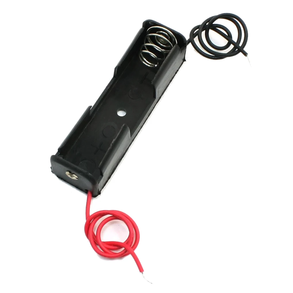 

Single Side 1 x 1.5V AA Battery Case Holder Case Black