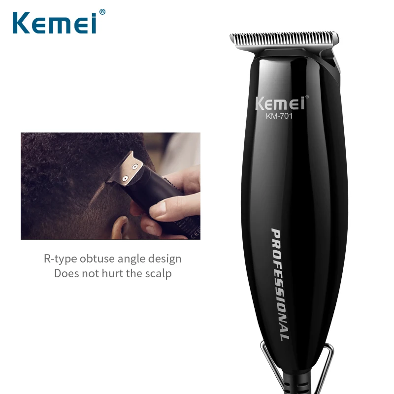 

Kemei Professional Modelling Hair Trimmer 0mm Baldheaded Powerful Electric Barber Hair Clipper Razor graphic carving Limit Combs