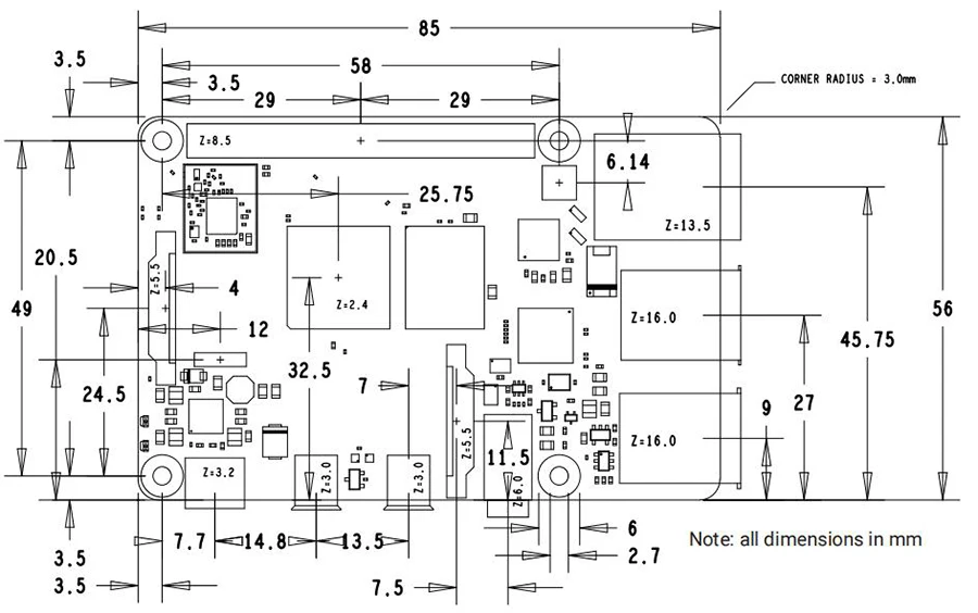 Raspberry Pi 4 модель 4B B BCM2711 четырехъядерный Cortex-A72 1,5 ГГц 1 ГБ/2 ГБ/4 ГБ ОЗУ с двухдиапазонной поддержкой Wi-Fi Bluetooth PoE