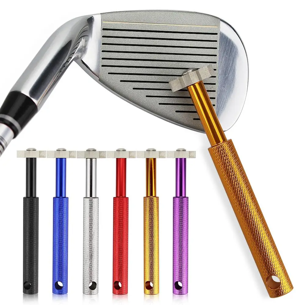 

Golf Sharpener Golf Grooving Cleaning Tool Strong Wedge Alloy Wedge Premium Grooving Tool Gift Golf-enthusiasts DROPSHIPPING