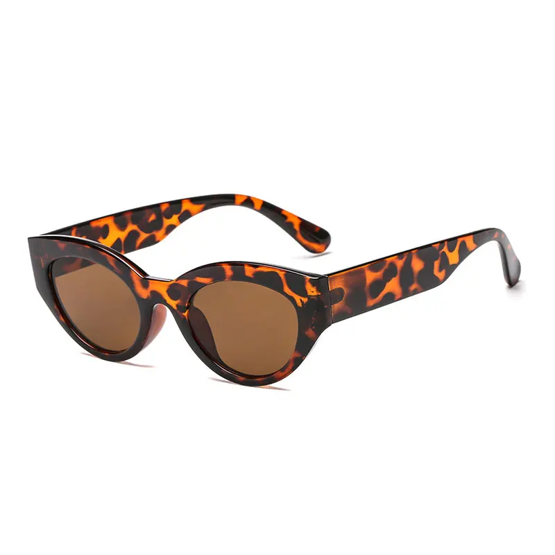 HUHAITANG солнцезащитные очки «кошачий глаз» Роскошные Брендовые женские солнцезащитные очки для женщин винтажные дизайнерские солнцезащитные очки женские Cateye Lropard солнцезащитные очки - Цвет линз: Leopard