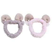 2 шт макияж для душа спа повязки для волос Макияж повязки с мягкими и милыми большими угловыми крыльями для девочек женщин Макияж Ванна