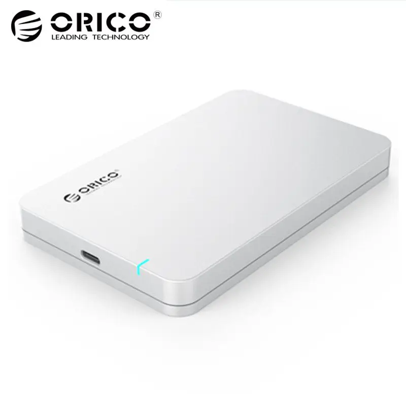 

ORICO 2.5 SATA3 to USB3.0 MICROB Hard Drive Disk Box SSD HDD External Enclosure Case Support 5GBPS UASP Tool Free Portable 9.5mm