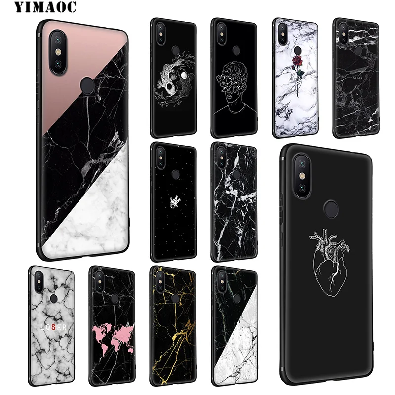 Мягкий силиконовый чехол YIMAOC с мраморным камнем для Xiaomi Redmi 7A Note 7 6 6A 5 4 4X 4A 5A S2 Plus K20