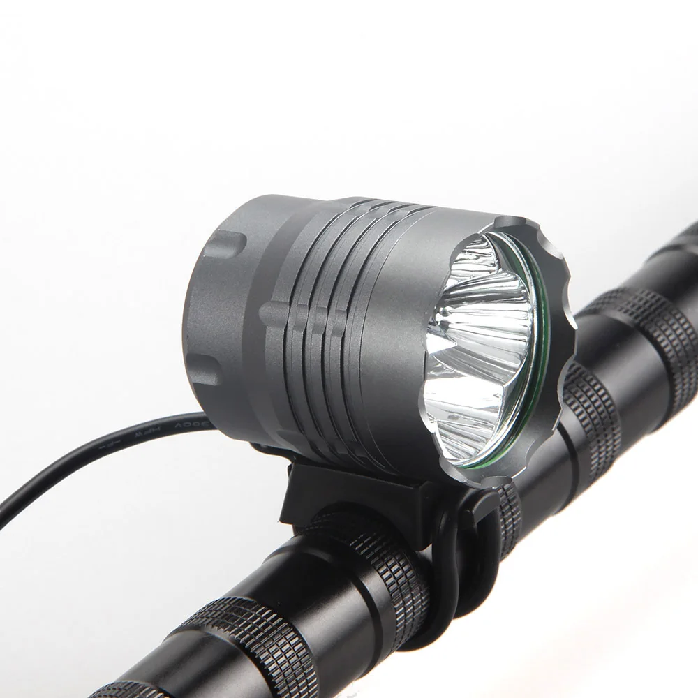 

7000Lumen 4x XM-L U2 LED Head Front Bicycle Bike Lamp HeadLight Headlamp flashlight 8.4v 20000mAhbattery Freeshipping
