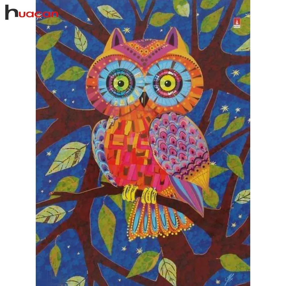 

Huacan DIY Diamond Embroidery Animal Diamond Painting Cross Stitch Sale Full Drill Rhinestones Mosaic Craft Home Decorative Gift