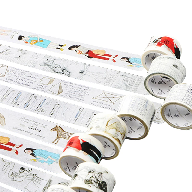 

Creative Straight A Student Series Decorative Adhesive Tape Masking Washi Tape DIY Scrapbooking Sticker Label Kawaii Stationery