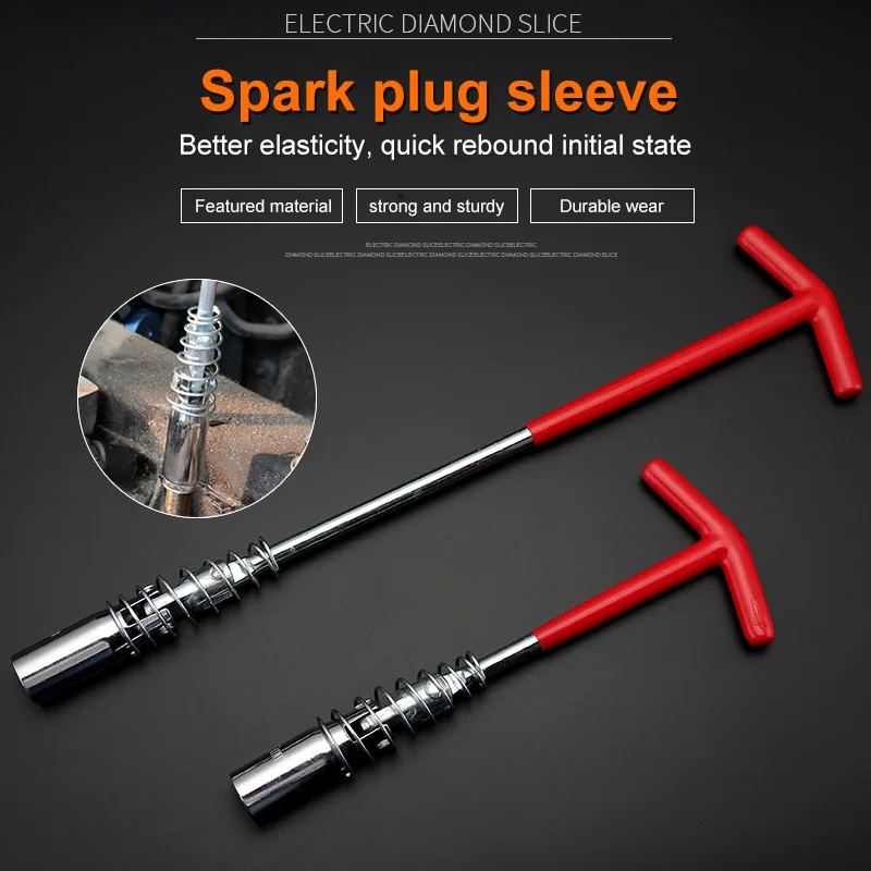 

1 Pcs Flexible Spark Plug Removal Tool Socket Wrench Installation Head T-Bar TSH Shop