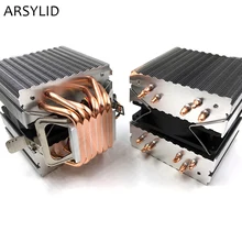 Arsylid CN-609A Процессор 9 см вентилятор 6 HEATPIPE двойной-башня охлаждения для Intel LGA775 1151 115×1366 2011 для AMD AM3 AM4 радиатора