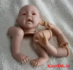 Мягкие Неокрашенный Кукла реборн Наборы голова и конечности для новорожденных Модель Набор