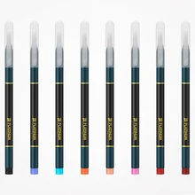 1 шт. акварельный маркер Fineliner эскиз манга новая платиновая мягкая кисть каллиграфия ручка художественный маркер графический Рисунок крутые цвета