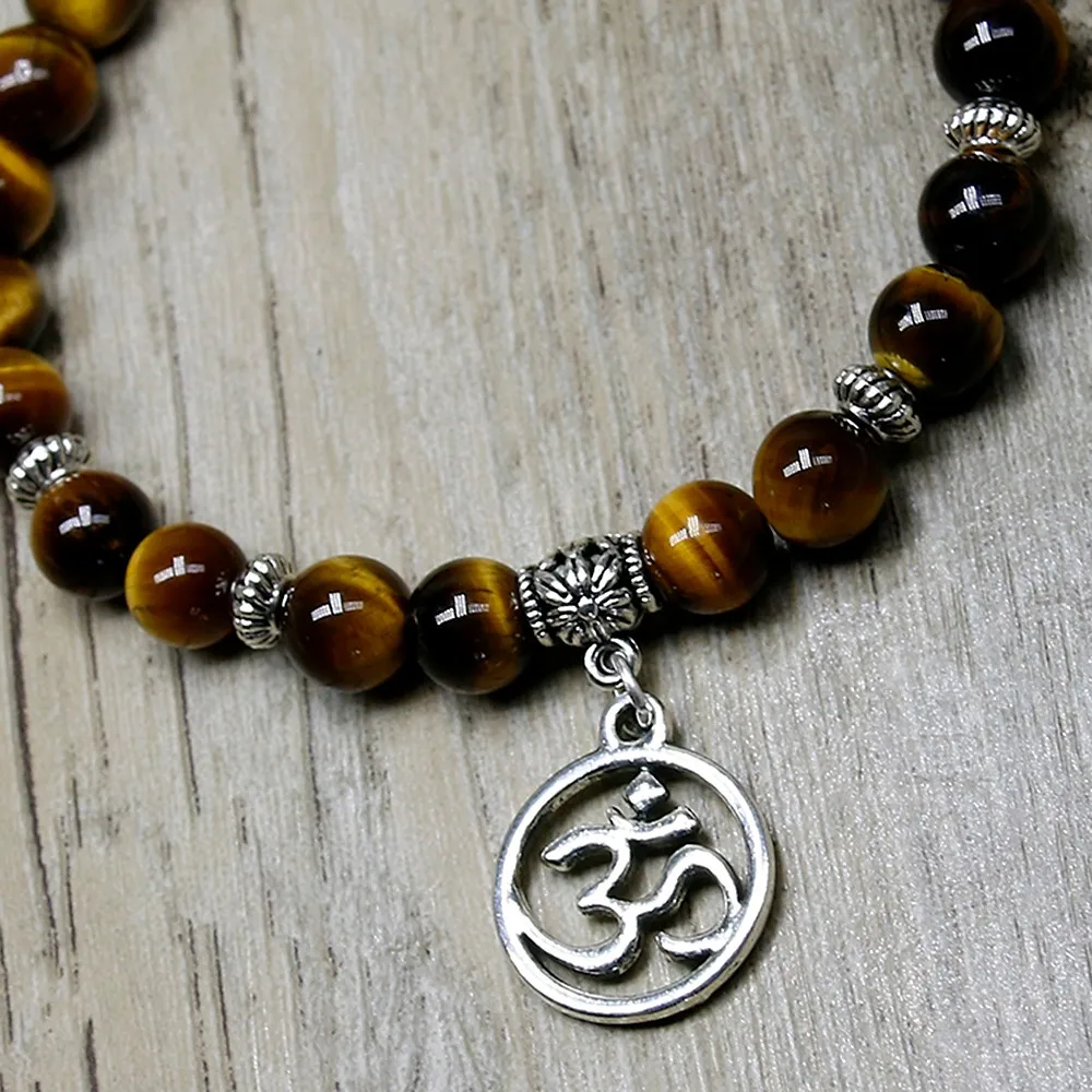 Bracelet Oeil de Tigre pour Homme pas cher