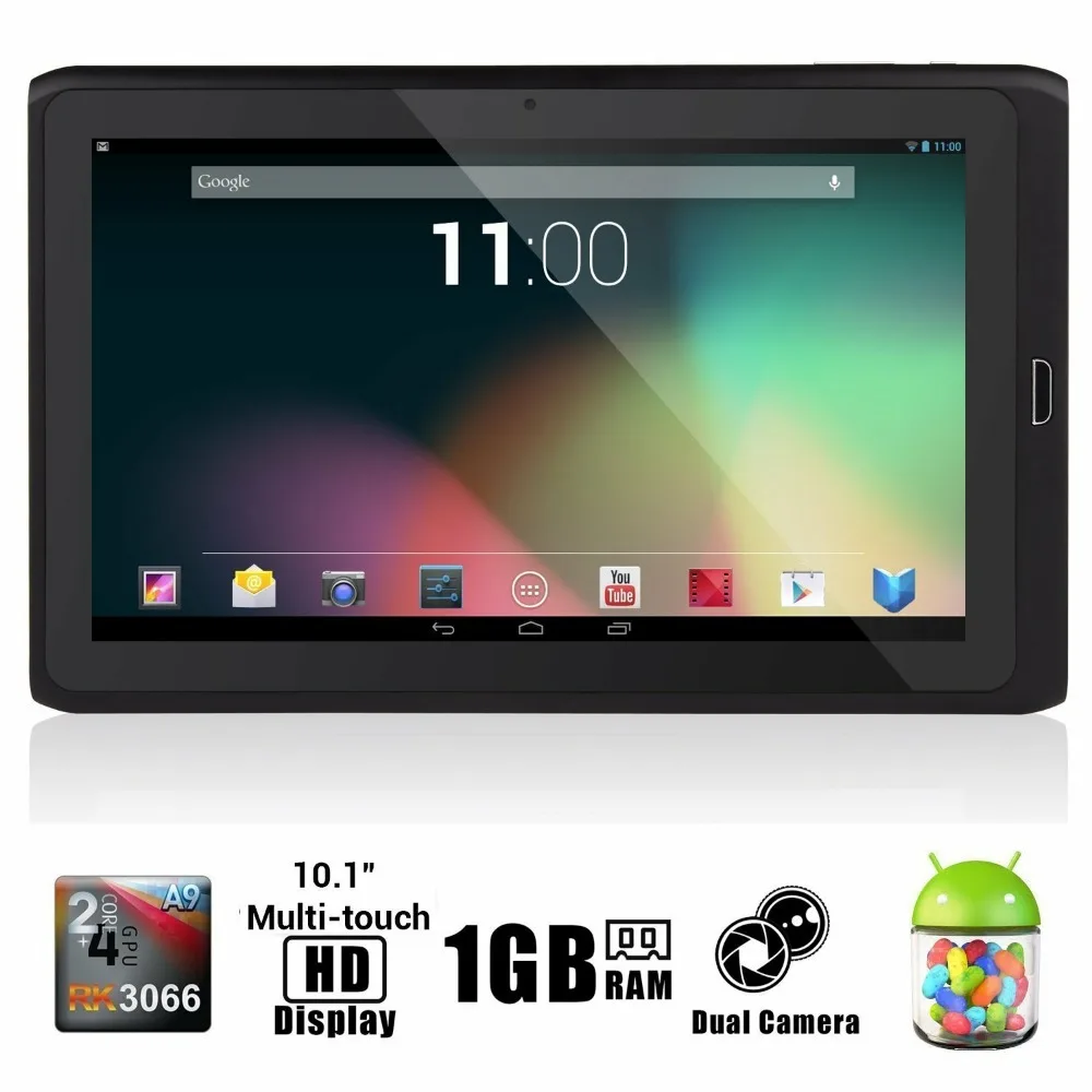 

Free Shipping OEM - BoDa 10.1" Google Android 4.1 Tablet PC Dual Core 1Gb 8Gb Wifi HDMI RJ54 By DHL EMS