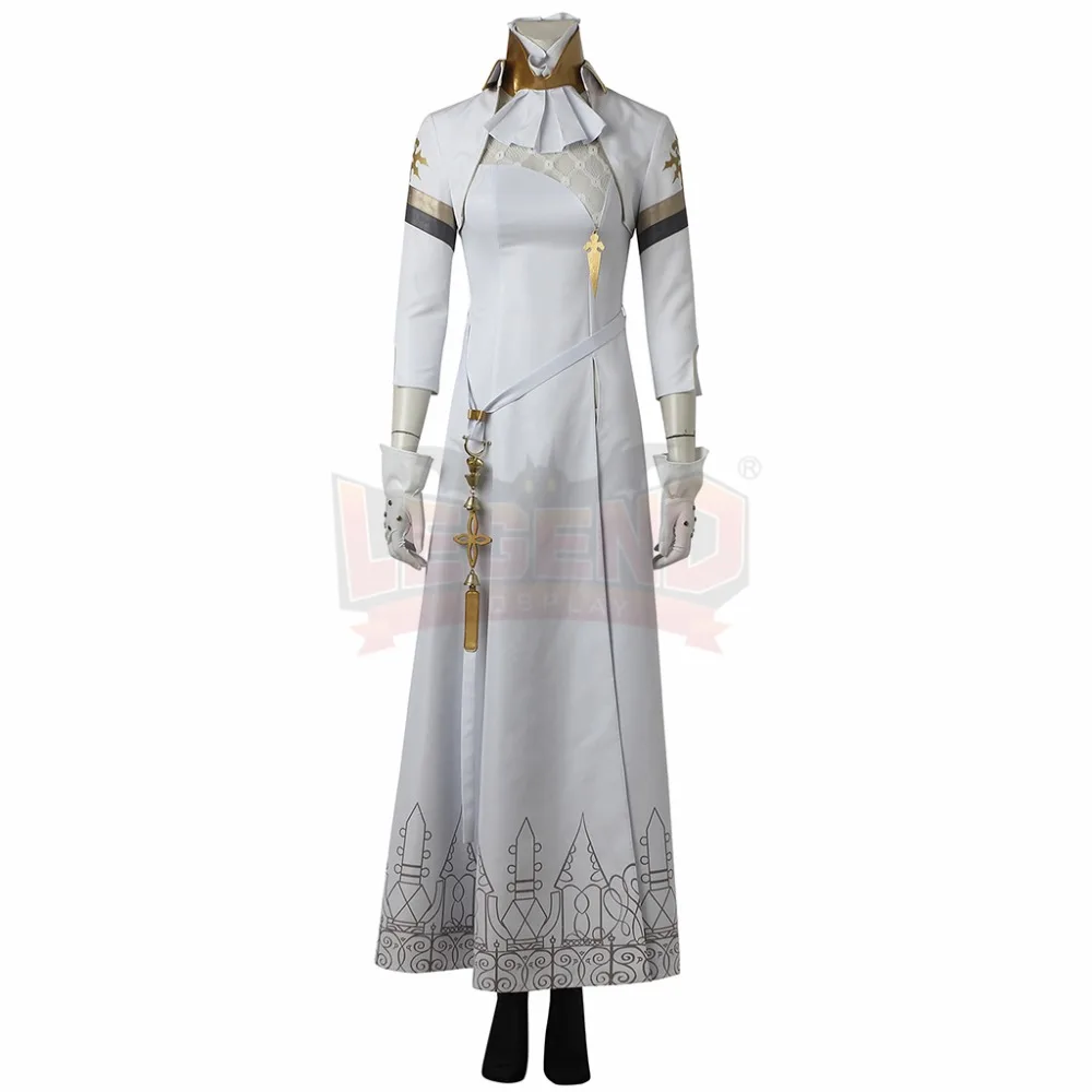 Nier automatas NieR Automata Commander Косплей Костюм для взрослых полный комплект костюм командира белое платье