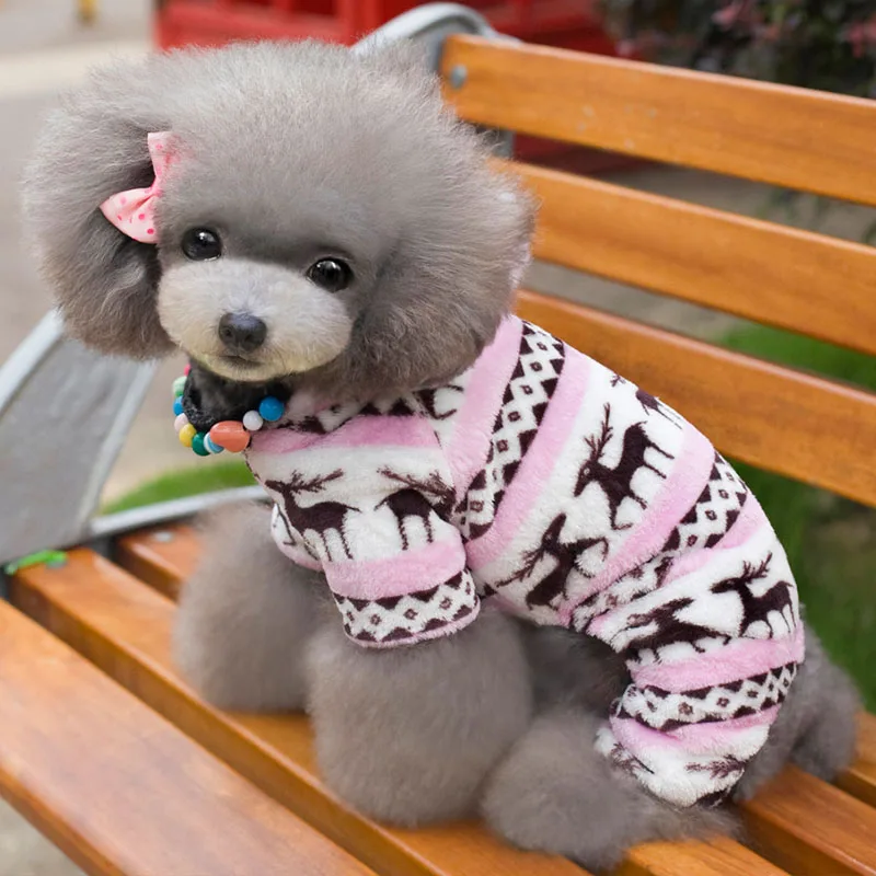 Собака одежда Мягкая теплое пальто из флиса флис домашних животных куртка с капюшоном костюм зимняя одежда собак для маленьких собак S-XXL 39S1