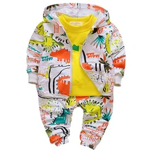 Новая детская одежда, весенне-осенний хлопковый жилет с длинными рукавами для мальчиков на день рождения, Костюм Джентльмена из 3 предметов(жилет+ рубашка+ штаны