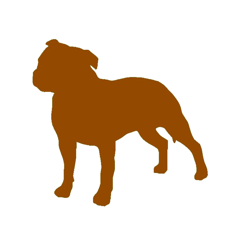 12*11.5 cmstaffordshire бультерьер собака Pet любовник животный узор окна автомобиля кузова