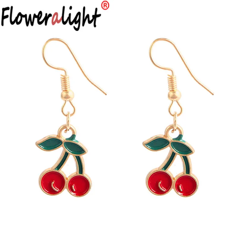 

New 15 Styles Cherry Leaf Crystal Drop Earring Imitate Pearl Dangle Earrings for Women Earings Set Jewellry Accessories EZ3788