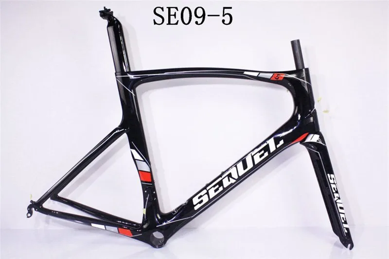 Sale Carbon frame road carbon china SE09-5 inner cable bicycle frame DI2/mechanical both carbon frames with factory directly sell 1