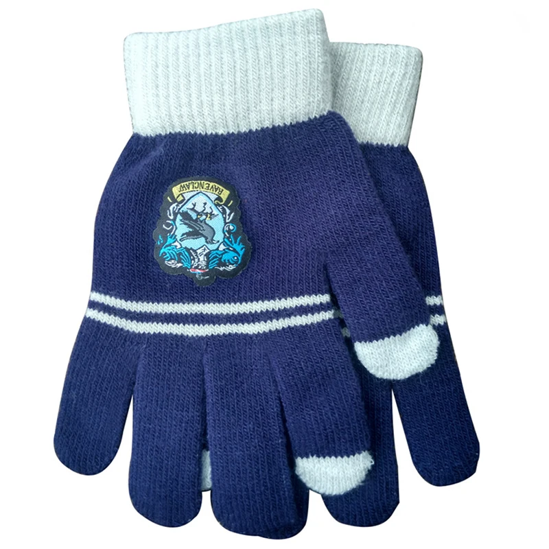 Перчатки Harri, вязание, сенсорный экран, волшебные перчатки Гриффиндор, четвёртый школьный значок, волшебные перчатки, игрушки, подарки, зимние теплые перчатки