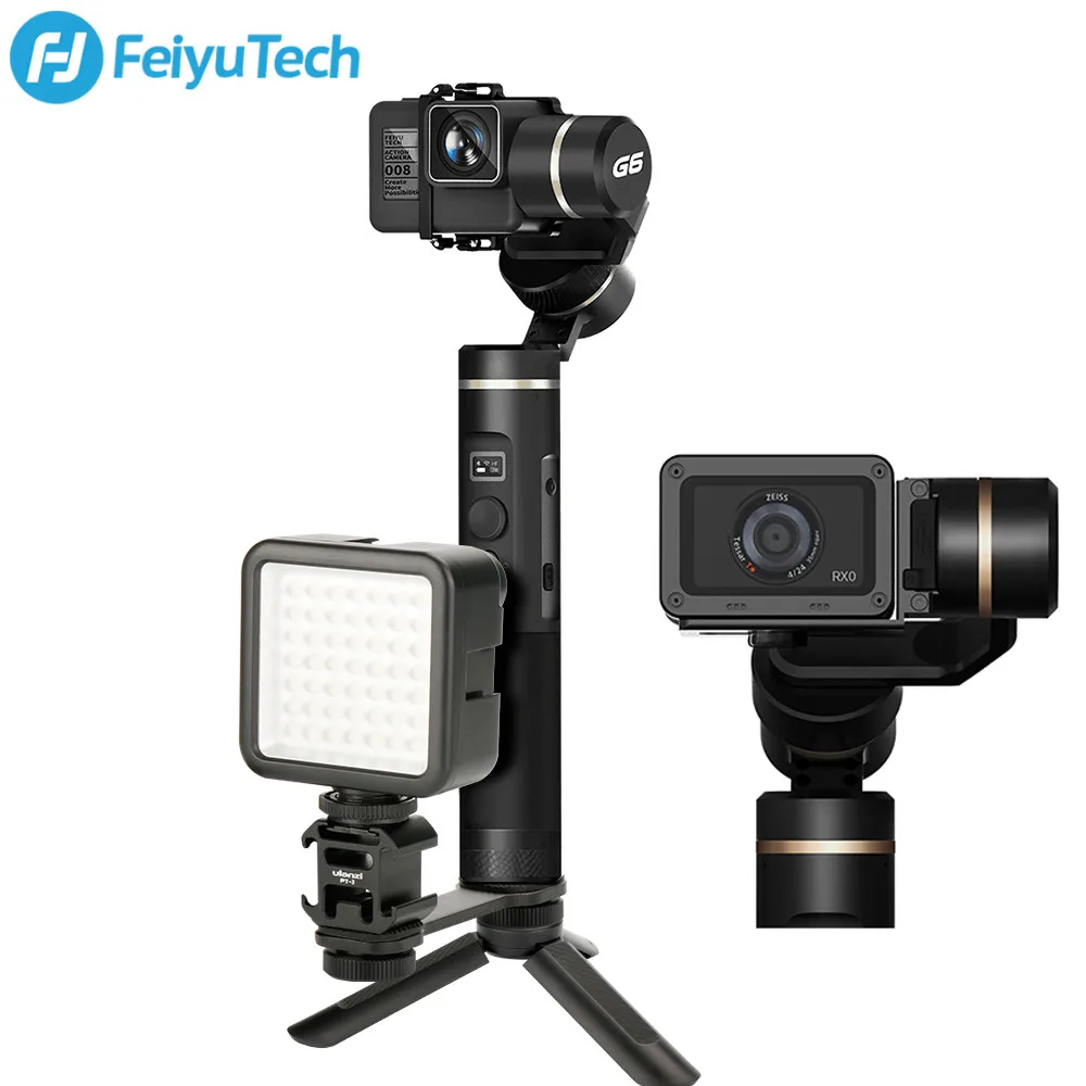 Ручной Стабилизатор Feiyutech G6 стабилизатор с защитой от брызг подключением по Bluetooth