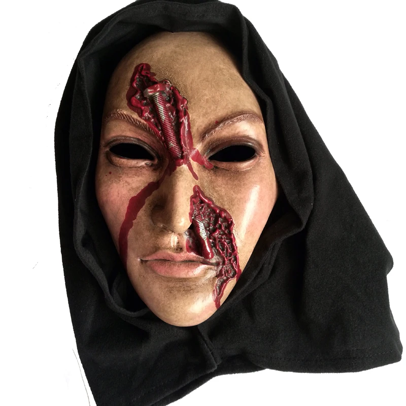 

Horror Female Zombie Devil Halloween Mask Scary Woman Headwear Halloween Party Decorations Halloween Party Supplies