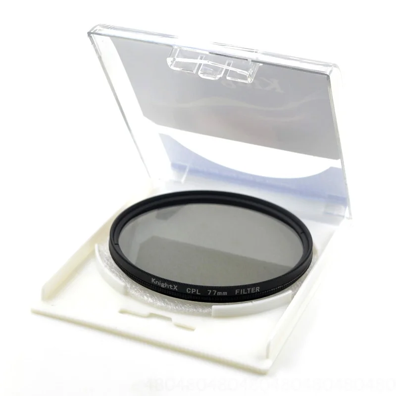 KnightX CPL поляризатор фильтр объектива камеры для canon sony nikon 52 мм 55 мм 58 мм 67 мм 400d фотография 200d 700d dslr цвет 18-135