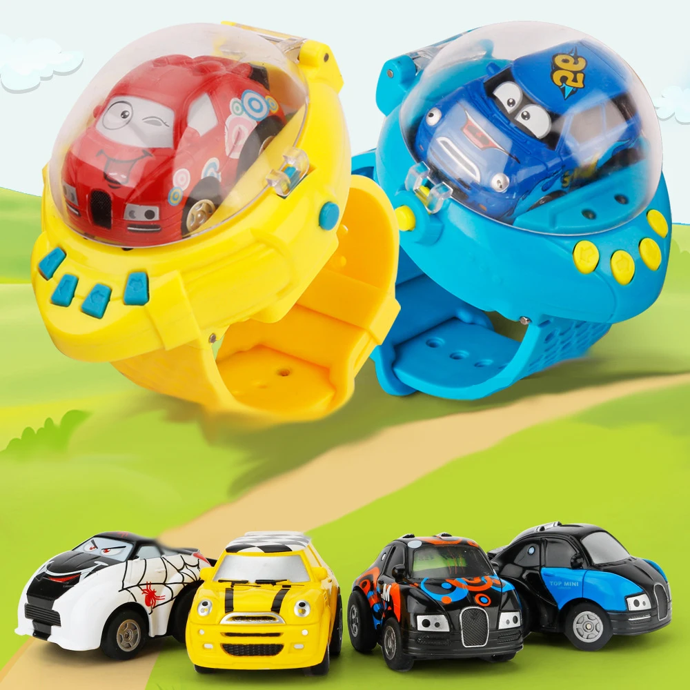 

Compatible with Superhero Watch and Remote Control Car Toy Mini Cartoon USB Charging Baby Watch Induction Toy