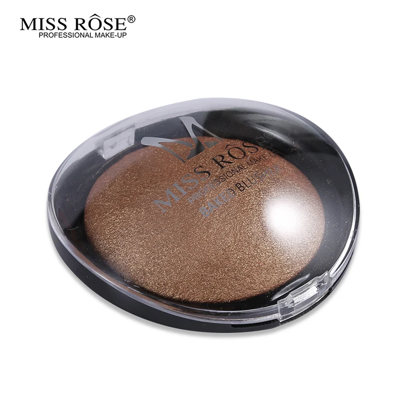 MISS ROSE beauty, Румяна для лица, запеченные для щек, цветные бронзаторы, румяна, палитра цветов, ete, гладкие косметические тени, макияж, длительное покрытие