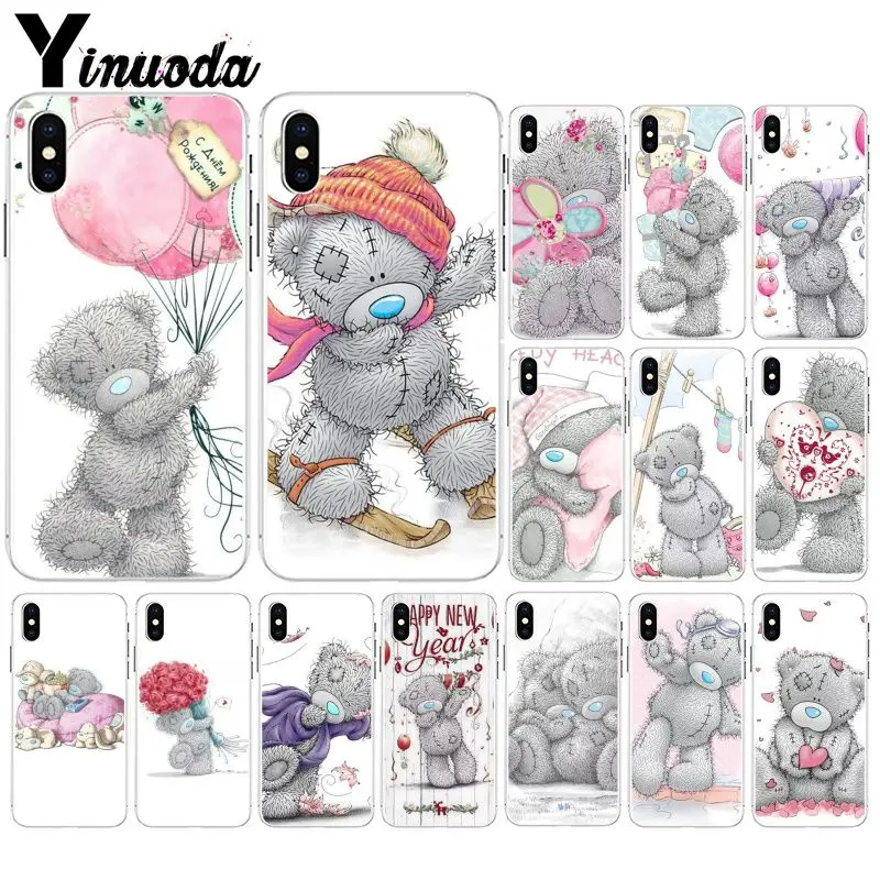 Yinuoda Tatty Teddy Bear Me To You прозрачный мягкий чехол для телефона Apple iPhone 8 7 6 6S Plus X XS MAX 5 5S SE