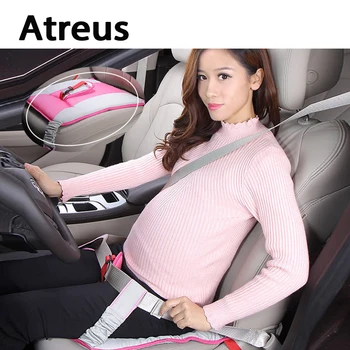 

Atreus Pregnant Women Care Belly Car Covers Seat safety Belts for VW Polo Passat b5 b6 b7 golf 4 7 Touran Toyota Corolla Avensis